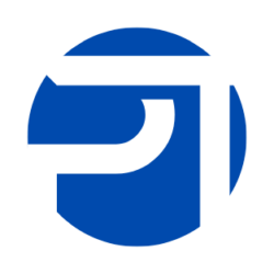 Logo von PT Webs - IT Service & Webdesign nur Symbol mit weißer Schrift
